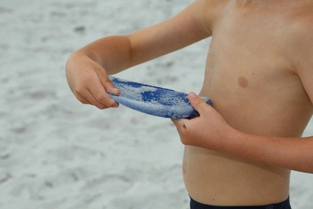 Silikonowy dysk Scrunch - Ciemny Szary