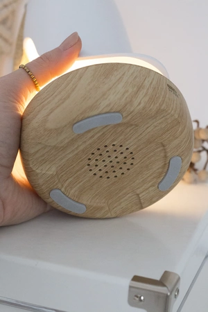 Maskonur Lampka z Głośnikiem Różowa Rabbit&Friends