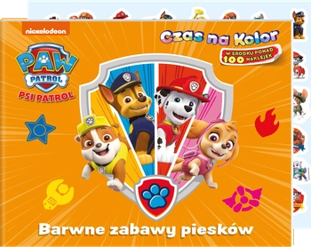 Barwne zabawy piesków. Psi Patrol. Czas na kolor