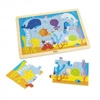 VIGA Drewniane Puzzle Ocean 24 Elementy