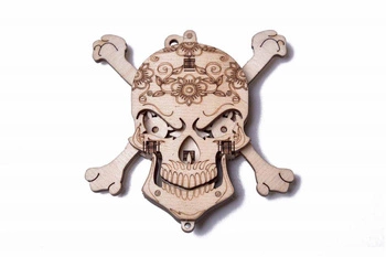WoodTrick Puzzle mechaniczna czaszka