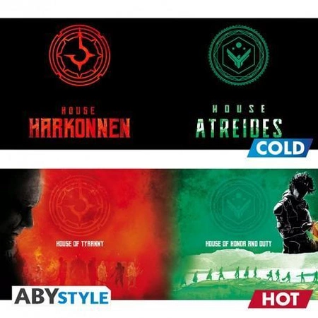 DUNE - Mug Heat Change - 460 ml - Atreides vs Harkonnen / kubek termoaktywny DIUNA - Atreides vs Harkonnen - ABS