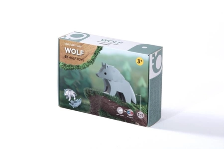 Halftoys Magnetyczny Składany Wilk