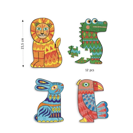 Zrób to sam - puzzle do kolorowania DJ07946