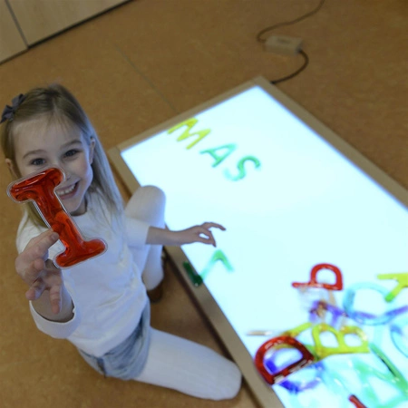 MASTERKIDZ Kwadratowy Panel Świetlny LED Kolorowy + Zestaw Akcesoriów