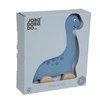 Dinozaur drewniana zabawka na sznurku, Jabadabado