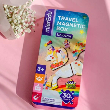 mierEdu Układanka magnetyczna - Jednorożce ME0885