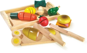 Śniadanie do krojenia z tacą