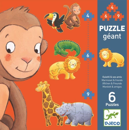 Puzzle gigant Marmoset i przyjaciele DJ07114