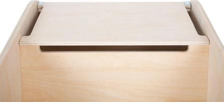 Drewniana skrzynia na zabawki z siedziskiem regał Słoń Small Foot 12423