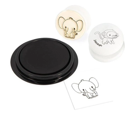 Zestaw kreatywny Stempelki Sawanna 18 m+, Janod