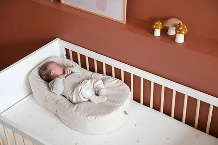 Ergonomiczny materac dla niemowląt Cocoonababy Linen, Red Castle