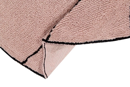 Lorena Canals Dywan bawełniany Trace Vintage Nude Ø 160 cm