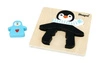 Puzzle drewniane Pingwin z dziećmi