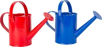 Metalowa niebieska konewka 1 szt - praktyczna zabawka dla dziecka