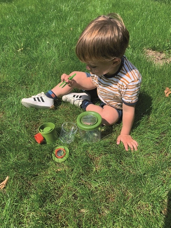 Navir, Dwukomorowy pojemnik do obserwacji 2 x lupa