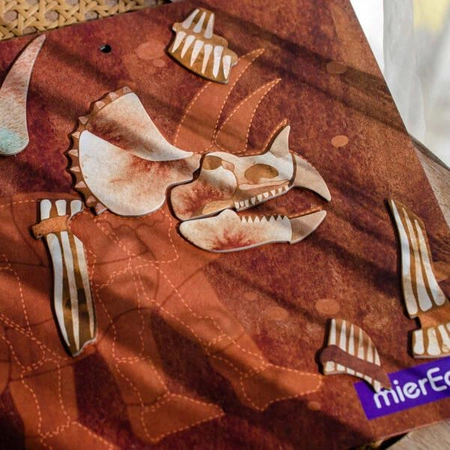 mierEdu Zabawa magnetyczna - Triceratops ME0545