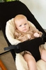Childhome Leżaczek bujany Evolux Nut Black