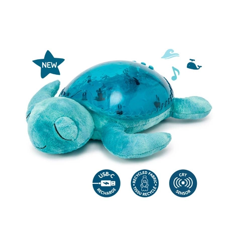 Cloud b&#174;Tranquil Turtle&#8482; Żółw podwodny niebieski - Lampka i pozytywka
