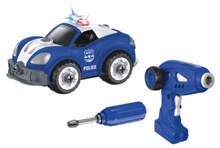 Wóz policyjny do skręcania zdalnie sterowany Buki