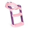 Nakładka na toaletę dla dzieci ze schodkami i drabinką różowa ECOTOYS