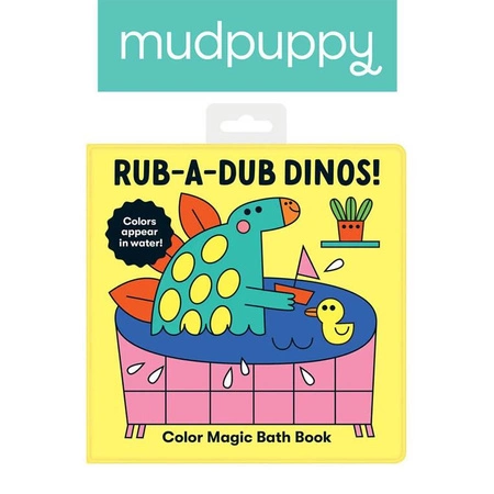 Mudpuppy Magiczna książeczka do kąpieli Wesołe dinozaury