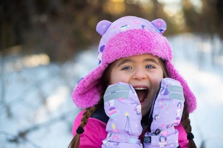 FlapJack Czapka Dziecięca Zimowa Wodoodporna Jednorożec L