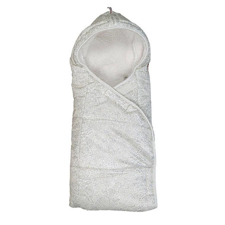 Lodger Wodoodporny wielofunkcyjny otulacz śpiworek z polarowym wnętrzem szary Taslon Drizzle