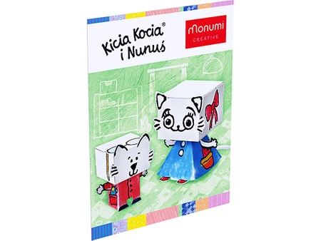 Kolorowanka 3D Creative Head - Kicia Kocia i Nunuś 3l+ MONUMI