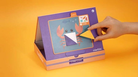 mierEdu Tangram magnetyczny - gra edukacyjna Poznaję kształty ME330A