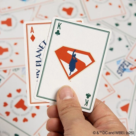 Superman Playing Cards in a Tin / Superman karty do gry w ozdobnej puszce