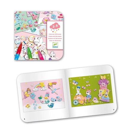 Zestaw KREATYWNY ŚWIAT DZIEWCZYNKI DJ08996