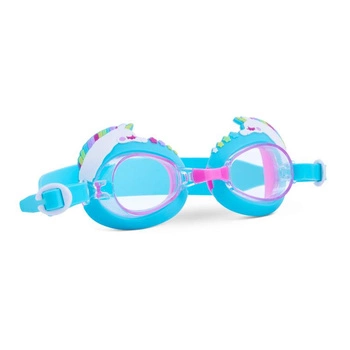 Okulary do pływania dla dzieci, Uroczy jednorożec, turkus, 3+, Aqua2ude