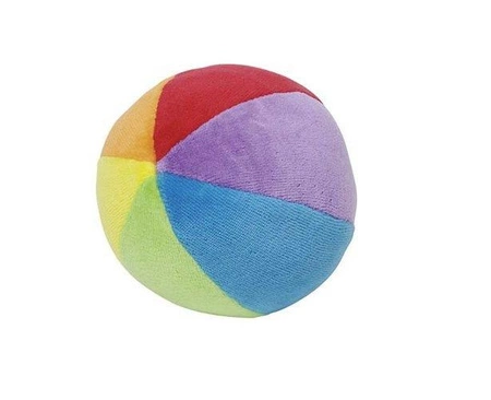 Miękka, tęczowa piłeczka dla najmłodszych, 65042-Cause, zabawki dla niemowląt