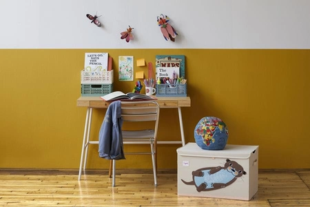 3 Sprouts Skrzynka na Zabawki Składana Medium Green