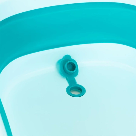 Wanienka dla dzieci wanna turstyczna składana odpływ zielona