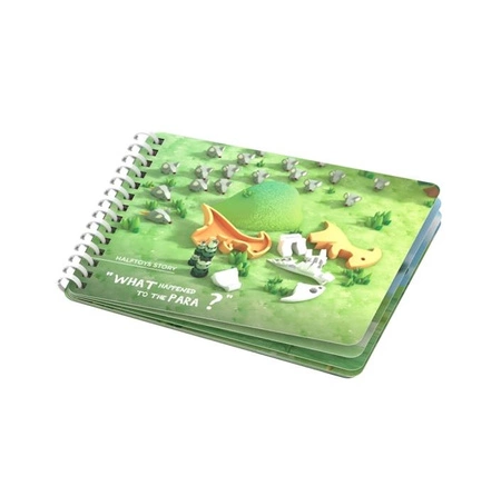 Halftoys Magnetyczny Składany Dinozaur Parazaurolof z Książeczką