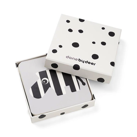 Done by Deer Karty Kontrastowe dla Niemowlaka 10 szt Elphee