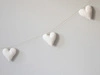 Girlanda serduszka biała PIAPIMO