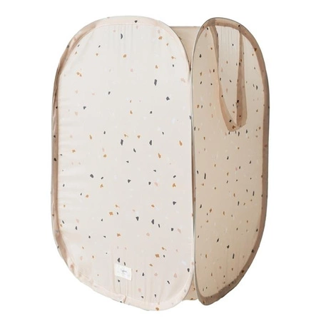 3 Sprouts Kosz Na Pranie i Zabawki Pop-up Terrazzo Beige