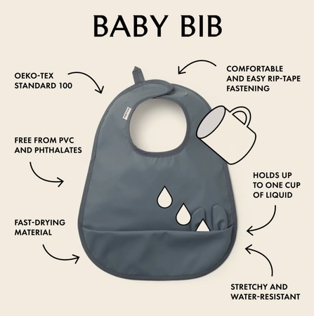 Elodie Details - Śliniaczek - Pebble Green