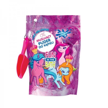 Chlapu Chlap - musujacy puder do kąpieli, lody malinowe 150g
