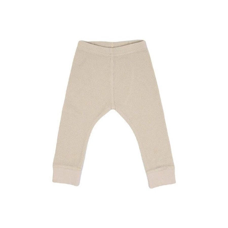 Lodger dwuczęściowa piżamka bawełniana beżowa Ciumbelle Ivory r. 80