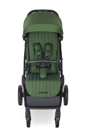 Easywalker Jackey² XL Komfortowy, samoskładający się wózek spacerowy z torbą transportową i osłoną przeciwdeszczową Deep Green
