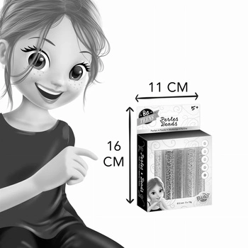 Fiolki z koralikami - odcienie żółte PE003