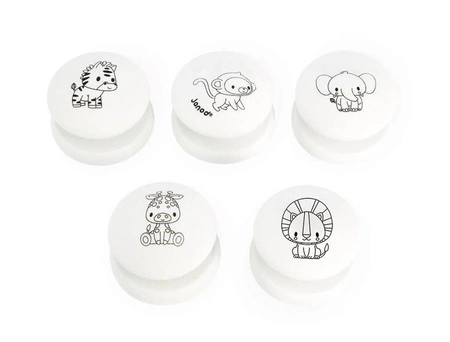 Zestaw kreatywny Stempelki Sawanna 18 m+, Janod