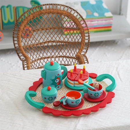 Drewniany zestaw PRZYJĘCIE URODZINOWE DJ06633