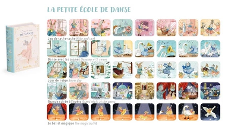 MOULIN ROTY Projektor latarka z 5 bajkami Szkoła Tańca