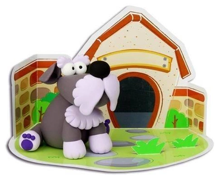 Jumping Clay | Zestaw kreatywny piesek - Sznaucer