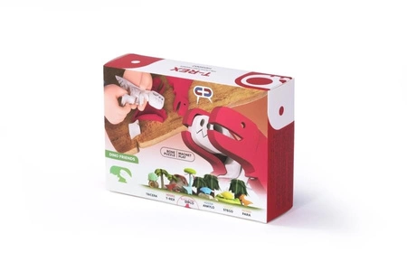 Halftoys Magnetyczny Składany Dinozaur T-Rex